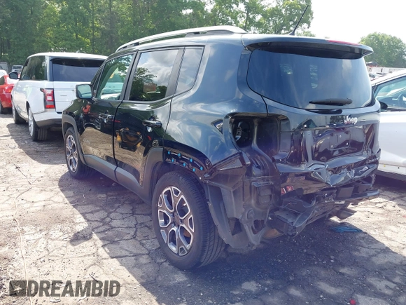 2015 Jeep Renegade Limited with VIN ZACCJADT3FPB36971, listed as a IAAI auction lot 42159940 with 149,928 mi miles and . Bid and sale history available at DreamBid. Image 3.