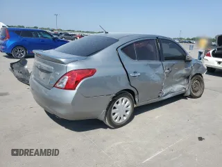 2013 Nissan Versa S Plus with VIN 3N1CN7AP3DL863681, listed as a Copart auction lot 76935524 with 86,971 mi miles and Salvage title. Bid and sale history available at DreamBid. Image 3.