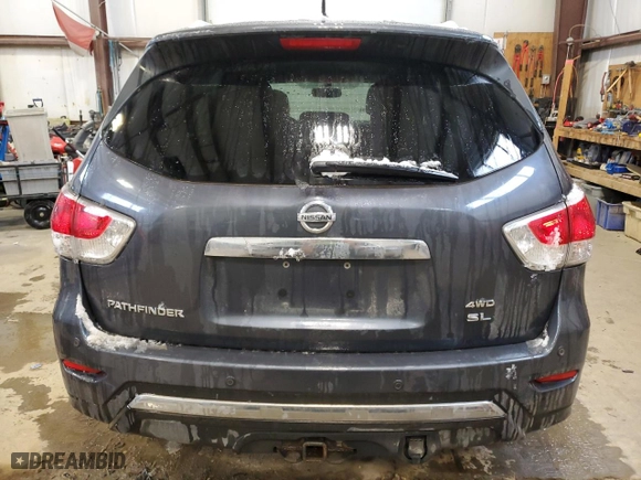 2014 Nissan Pathfinder SL with VIN 5N1AR2MMXEC672216, listed as a Copart auction lot 50757445 with NaN miles and Salvage Title. Bid and sale history available at carsss.com. Image 6.
