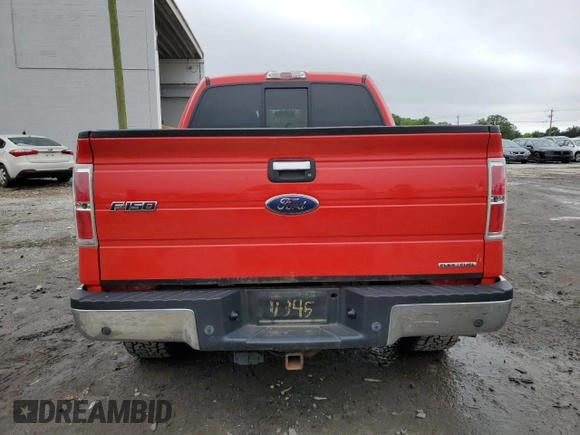 2011 Ford F-150 XL with VIN 1FTFW1EF6BFA36755, listed as a Copart auction lot 58544405 with 144,436 mi miles and Salvage title. Bid and sale history available at DreamBid. Image 6.
