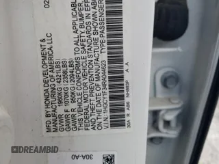 2024 Honda Accord EX with VIN 1HGCY1F34RA044623, listed as a Copart auction lot 64500405 with Not provided miles and Salvage title. Bid and sale history available at DreamBid. Image 12.