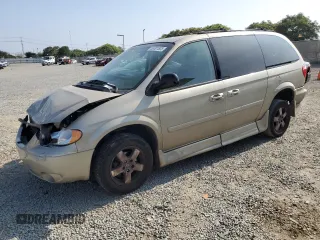 2005 Dodge Caravan SXT with VIN 2D4GP44L15R355006, listed as a Copart auction lot 63301805 with 74,144 mi miles and Salvage title. Bid and sale history available at DreamBid. Image 1.