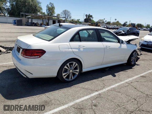 2016 Mercedes-Benz E 350 Sport with VIN WDDHF5KB1GB211600, listed as a Copart auction lot 56055925 with 62,527 mi miles and Salvage Title. Bid and sale history available at DreamBid. Image 3.