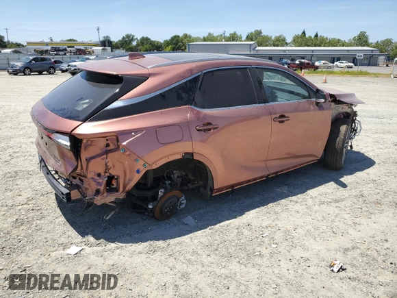 2024 Lexus RX with VIN JTJCJMGA3R2013422, listed as a Copart auction lot 56324644 with 8,884 mi miles and Salvage Title. Bid and sale history available at carsss.com. Image 3.