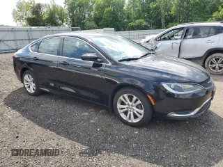 2015 Chrysler 200 Limited with VIN 1C3CCCAB9FN665680, listed as a Copart auction lot 56408475 with 77,677 mi miles and Clean Title. Bid and sale history available at DreamBid. Image 4.
