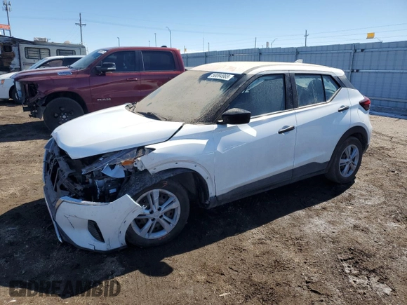 2021 Nissan Kicks S with VIN 3N1CP5BV7ML524160, listed as a Copart auction lot 50094965 with 71,909 mi miles and Salvage Title. Bid and sale history available at carsss.com. Image 1.
