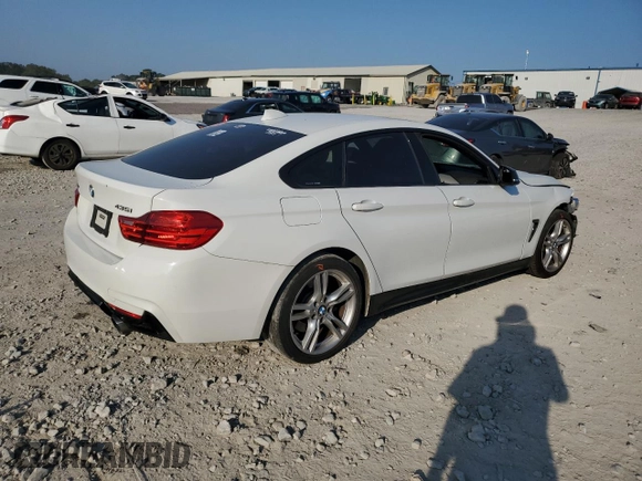 2015 BMW 4 Series 435i xDrive with VIN WBA4B3C55FD670078, listed as a Copart auction lot 73783204 with 184,246 mi miles and Clean title. Bid and sale history available at DreamBid. Image 3.