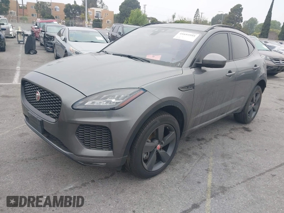 2020 Jaguar E-PACE Checkered Flag Edition with VIN SADF12FX5L1Z87737, listed as a IAAI auction lot 41693995 with 52,100 mi miles. Bid and sale history available at carsss.com. Image 17.