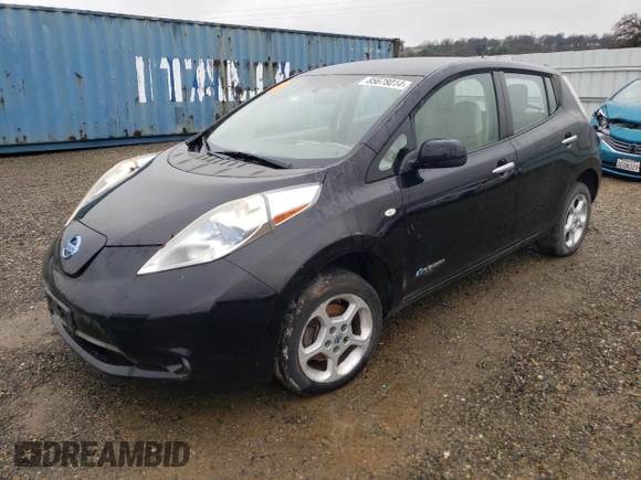 2011 Nissan LEAF SL-e with VIN JN1AZ0CP1BT004792, listed as a Copart auction lot 85678014 with 0 mi miles and Clean Title. Bid and sale history available at carsss.com. Image 1.