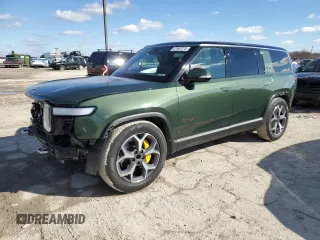 2023 Rivian R1S Adventure with VIN 7PDSGABA4PN027370, listed as a Copart auction lot 47967275 with 14,919 mi miles and Salvage Title. Bid and sale history available at carsss.com. Image 1.