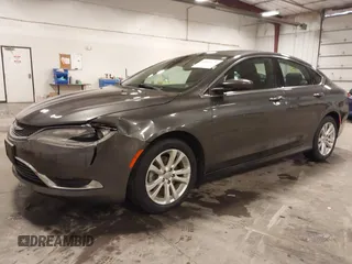 2015 Chrysler 200 Limited with VIN 1C3CCCAB0FN607876, listed as a IAAI auction lot 41882675 with 136,146 mi miles. Bid and sale history available at carsss.com. Image 2.