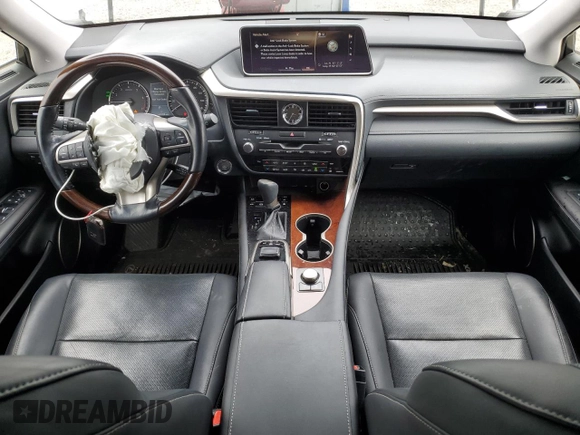 2016 Lexus RX 350 with VIN JTJBZMCA5G2005796, listed as a Copart auction lot 64453905 with 69,784 mi miles and Salvage title. Bid and sale history available at DreamBid. Image 8.