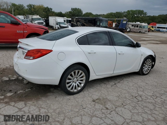 2011 Buick Regal CXL Turbo TO3 with VIN W04GX5GV7B1109653, listed as a Copart auction lot 73041834 with 0 mi miles and Clean Title. Bid and sale history available at carsss.com. Image 3.
