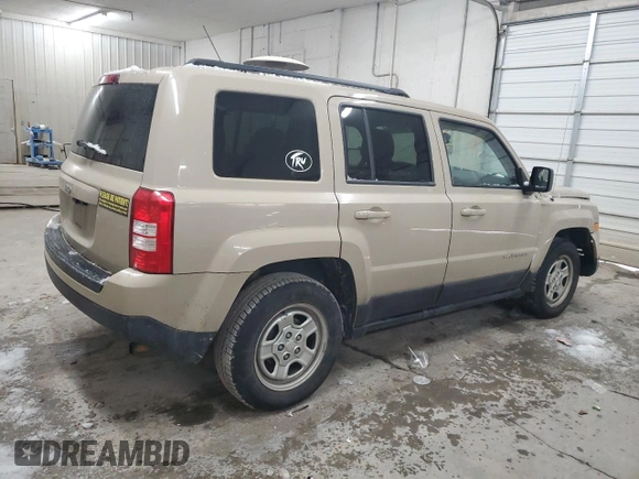 2017 Jeep Patriot Sport SE with VIN 1C4NJPBA3HD118128, listed as a Copart auction lot 41986955 with 95,543 mi miles and Salvage Title. Bid and sale history available at carsss.com. Image 3.