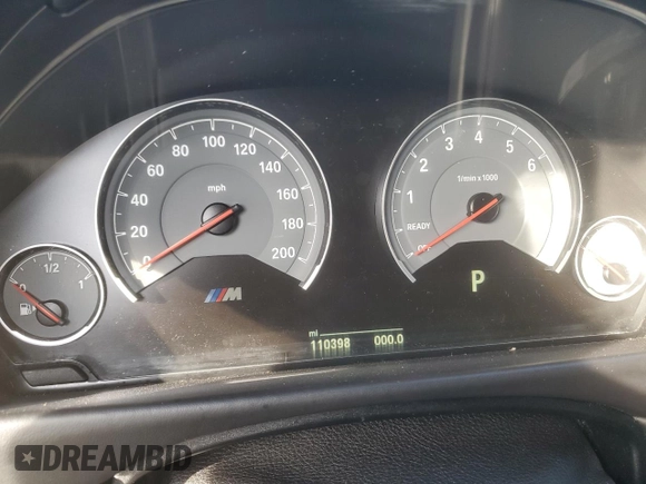 2016 BMW M4 with VIN WBS3R9C5XGK337197, listed as a Copart auction lot 87056764 with 110,398 mi miles and Salvage title. Bid and sale history available at DreamBid. Image 9.
