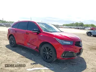 2020 Acura MDX w/Advance/Entertainment Pkg with VIN 5J8YD4H93LY000115, listed as a Copart auction lot 57783084 with 38,286 mi miles and Salvage Title. Bid and sale history available at carsss.com. Image 11.