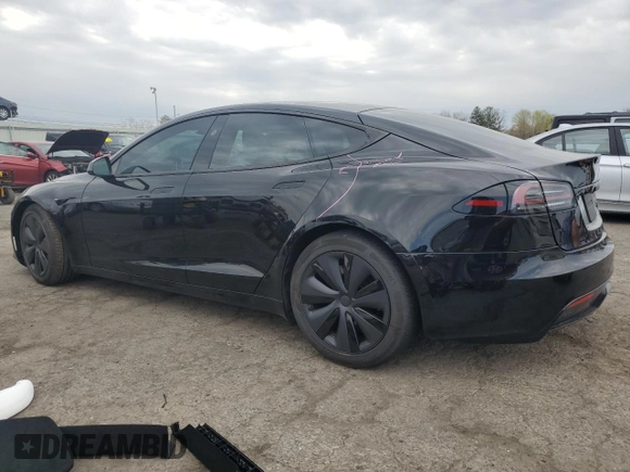 2024 Tesla Model S with VIN 5YJSA1E51RF533876, listed as a Copart auction lot 53081195 with Not provided miles and Salvage title. Bid and sale history available at DreamBid. Image 2.
