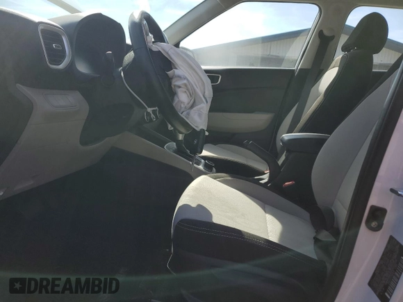 2023 Hyundai Venue SEL with VIN KMHRC8A30PU233378, listed as a Copart auction lot 53204885 with 16,570 mi miles and Salvage title. Bid and sale history available at DreamBid. Image 7.