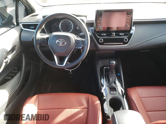 2022 Toyota Corolla Hatchback SE with VIN JTND4MBEXN3180370, listed as a Copart auction lot 74436644 with 57,563 mi miles and Salvage Title. Bid and sale history available at carsss.com. Image 8.