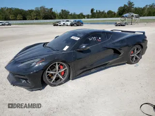 2021 Chevrolet Corvette 3LT with VIN 1G1YC2D43M5114028, listed as a Copart auction lot 77833474 with 34,521 mi miles and Clean Title. Bid and sale history available at carsss.com. Image 1.