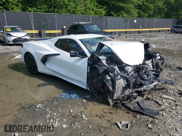 2023 Chevrolet Corvette 3LT с VIN 1G1YC3D47P5127570, выставлен на аукционе Copart как лот 57213835 с пробегом Не указан миль и Списание • Salvage title. История ставок и продаж доступна на DreamBid. Изображение 4.