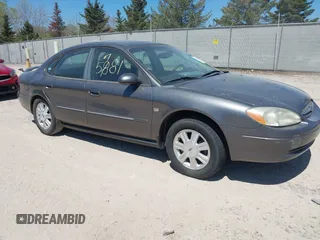 2003 Ford Taurus SEL Deluxe with VIN 1FAHP56SX3G103903, listed as a IAAI auction lot 42215781 with 185,042 mi miles and . Bid and sale history available at DreamBid. Image 1.