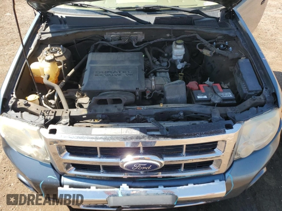 2011 Ford Escape Limited с VIN 1FMCU9EGXBKA79546, выставлен на аукционе Copart как лот 62774865 с пробегом 180 649 миль миль и Списание • Salvage title. История ставок и продаж доступна на DreamBid. Изображение 12.