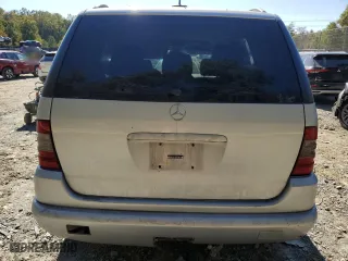 2001 Mercedes-Benz M-Class with VIN 4JGAB54E81A274037, listed as a Copart auction lot 76555544 with 202,446 mi miles and Salvage Title. Bid and sale history available at carsss.com. Image 6.