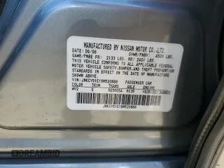 2006 Infiniti G35 with VIN JNKCV51E16M520889, listed as a Copart auction lot 69798694 with 109,394 mi miles and Salvage Title. Bid and sale history available at DreamBid. Image 12.