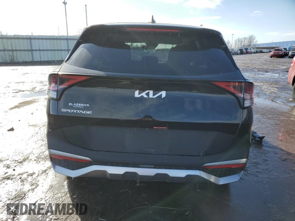 2024 Kia Sportage LX with VIN KNDPU3DF3R7321702, listed as a Copart auction lot 44573945 with 527 mi miles and Salvage Title. Bid and sale history available at carsss.com. Image 6.