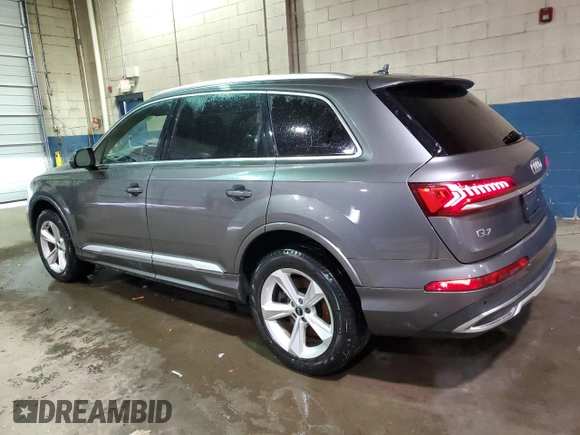 2022 Audi Q7 Premium Plus with VIN WA1LJBF70ND004733, listed as a Copart auction lot 85581334 with 43,181 mi miles and Salvage title. Bid and sale history available at DreamBid. Image 2.