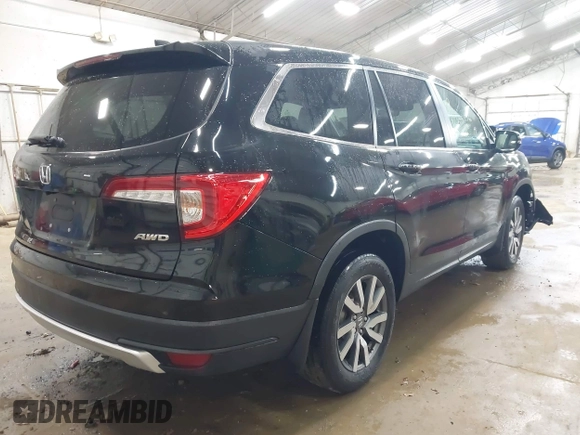 2020 Honda Pilot EX-L z VIN 5FNYF6H58LB061994, wystawiony jako IAAI lot #42358236 z przebiegiem 49 436 mil mil oraz . Historia ofert i sprzedaży dostępna na DreamBid. Obrazek 4.