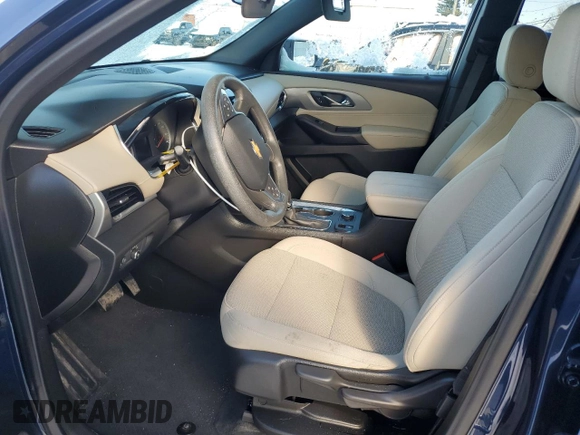 2023 Chevrolet Traverse LS with VIN 1GNEVFKW0PJ121876, listed as a Copart auction lot 43731515 with 24,673 mi miles and Salvage Title. Bid and sale history available at carsss.com. Image 7.