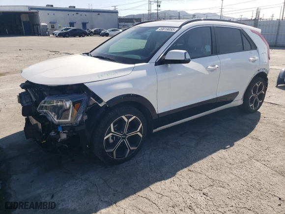 2024 Kia Niro EX Touring with VIN KNDCR3LE2R5138683, listed as a Copart auction lot 49819055 with 58,740 mi miles and Salvage Title. Bid and sale history available at carsss.com. Image 1.