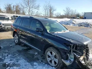 2013 Toyota Highlander Limited with VIN 5TDYK3EH5DS108999, listed as a Copart auction lot 88744325 with 163,707 mi miles and Salvage Title. Bid and sale history available at carsss.com. Image 12.