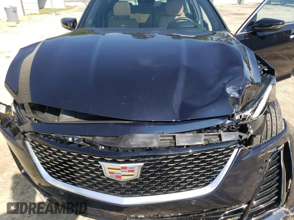 2021 Cadillac CT5 Premium Luxury with VIN 1G6DT5RW2M0111624, listed as a Copart auction lot 60633765 with 13,268 mi miles and Salvage title. Bid and sale history available at DreamBid. Image 11.