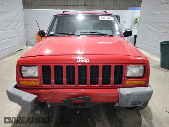 2000 Jeep Cherokee z VIN 1J4FF48S9YL260200, wystawiony jako Copart lot #52471365 z przebiegiem 89 435 mil mil oraz Szkody całkowita. Historia ofert i sprzedaży dostępna na DreamBid. Obrazek 5.
