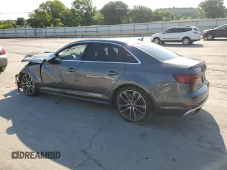 2018 Audi S4 Premium Plus with VIN WAUB4AF48JA120568, listed as a Copart auction lot 60743874 with 69,860 mi miles and Salvage Title. Bid and sale history available at carsss.com. Image 2.