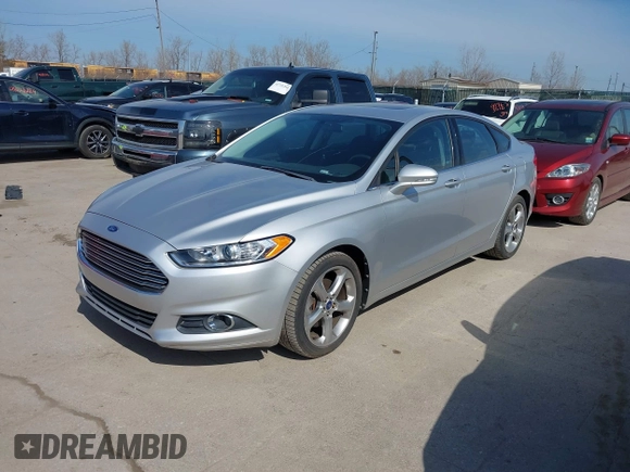 2013 Ford Fusion SE with VIN 3FA6P0HR5DR199082, listed as a IAAI auction lot 41775979 with 142,485 mi miles and . Bid and sale history available at DreamBid. Image 2.