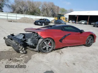 2021 Chevrolet Corvette 3LT with VIN 1G1YC3D45M5114571, listed as a Copart auction lot 43874384 with 0 mi miles. Bid and sale history available at carsss.com. Image 3.