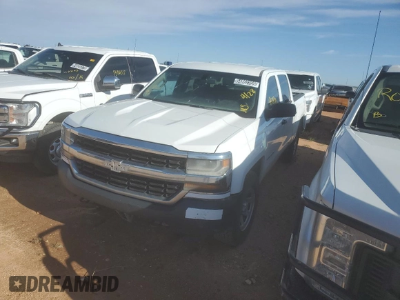 2018 Chevrolet Silverado 1500 Work Truck with VIN 3GCUKNEC9JG522067, listed as a Copart auction lot 54862355 with 95,797 mi miles and Clean Title. Bid and sale history available at DreamBid. Image 1.