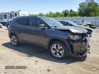 2018 Jeep Compass Limited z VIN 3C4NJDCB9JT143430, wystawiony jako Copart lot #60709655 z przebiegiem 87 539 mil mil oraz Szkoda całkowita • Salvage title. Historia ofert i sprzedaży dostępna na DreamBid. Obrazek 4.