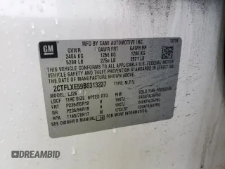 2011 GMC Terrain SLT-2 with VIN 2CTFLXE59B6313237, listed as a Copart auction lot 60635735 with 175,012 mi miles and Clean title. Bid and sale history available at DreamBid. Image 13.