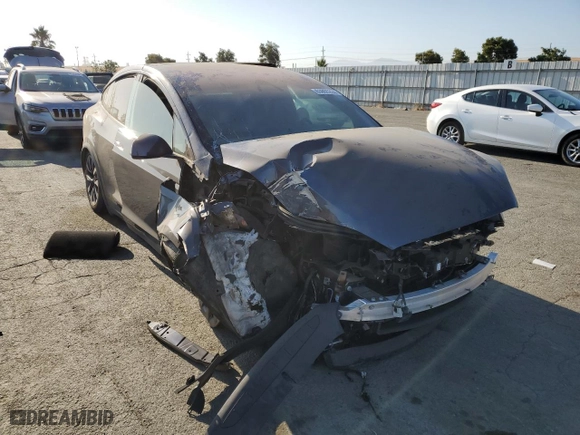 2022 Tesla Model X with VIN 7SAXCBE50NF329346, listed as a Copart auction lot 63855264 with 0 mi miles and Salvage Title. Bid and sale history available at carsss.com. Image 4.