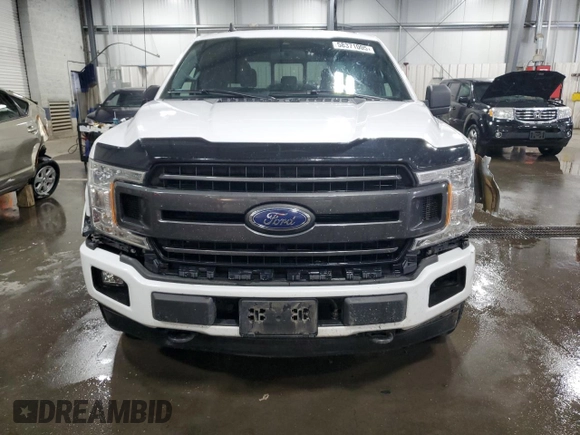 2020 Ford F-150 XL with VIN 1FTFW1E50LKE75868, listed as a Copart auction lot 58371005 with 55,112 mi miles and Salvage title. Bid and sale history available at DreamBid. Image 5.