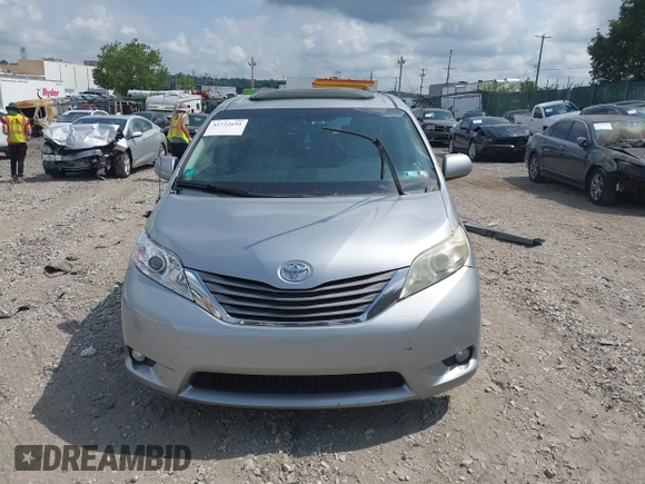 2011 Toyota Sienna XLE AAS with VIN 5TDYK3DCXBS133044, listed as a IAAI auction lot 42722691 with 179,497 mi miles and . Bid and sale history available at DreamBid. Image 13.