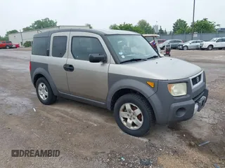 2003 Honda Element EX z VIN 5J6YH28563L050163, wystawiony jako IAAI lot #42516306 z przebiegiem 157 412 mil mil oraz . Historia ofert i sprzedaży dostępna na DreamBid. Obrazek 1.