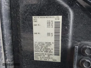 2009 Nissan Maxima 3.5 S with VIN 1N4AA51E89C831062, listed as a IAAI auction lot 41923084 with 176,709 mi miles. Bid and sale history available at carsss.com. Image 9.