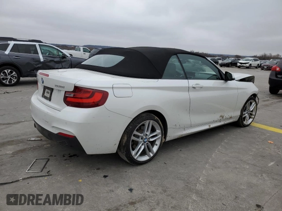 2016 BMW 2 Series 228i xDrive with VIN WBA1L9C5XGV767565, listed as a Copart auction lot 39155803 with 0 mi miles. Bid and sale history available at carsss.com. Image 3.
