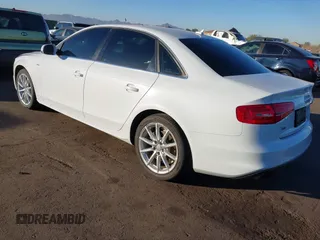 2015 Audi A4 Premium with VIN WAUBFAFL9FN034560, listed as a IAAI auction lot 41290388 with 146,533 mi miles. Bid and sale history available at carsss.com. Image 3.